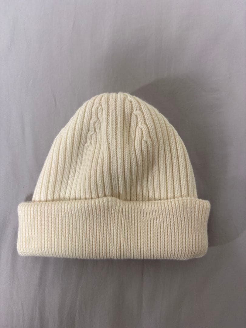 LOEWE ロエベ　ニット帽　ホワイト