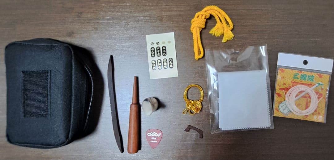 美品 沖縄三線 初心者フルセット 和楽器