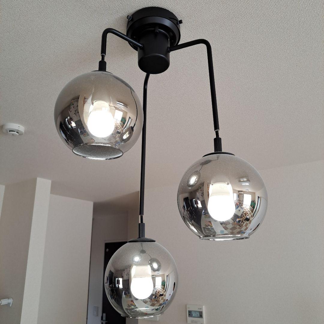 シーリングライト　ペンダントライト天井照明　VERRE 3T グレー