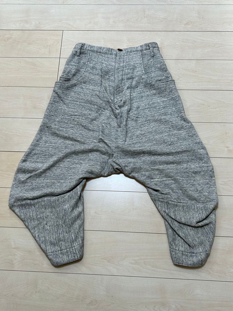 ヴィヴィアンウエストウッドマン　グレー サルエルパンツ スウェット素材　46