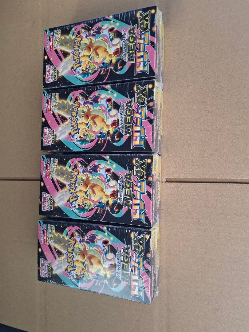 ポケモンカードMEGAドリームex　4BOX　シュリンク付き