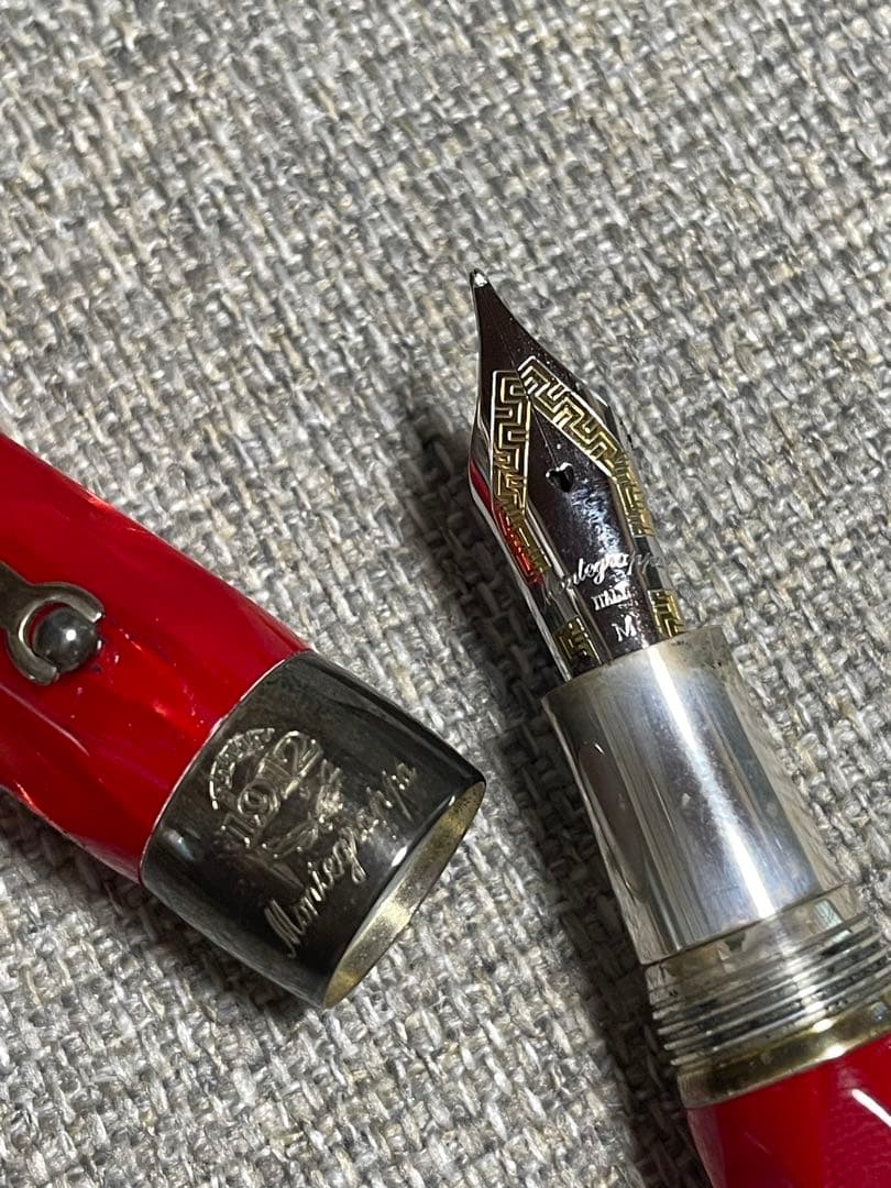 モンテグラッパ 万年筆 1912 M字 シンフォニー　レッド　赤