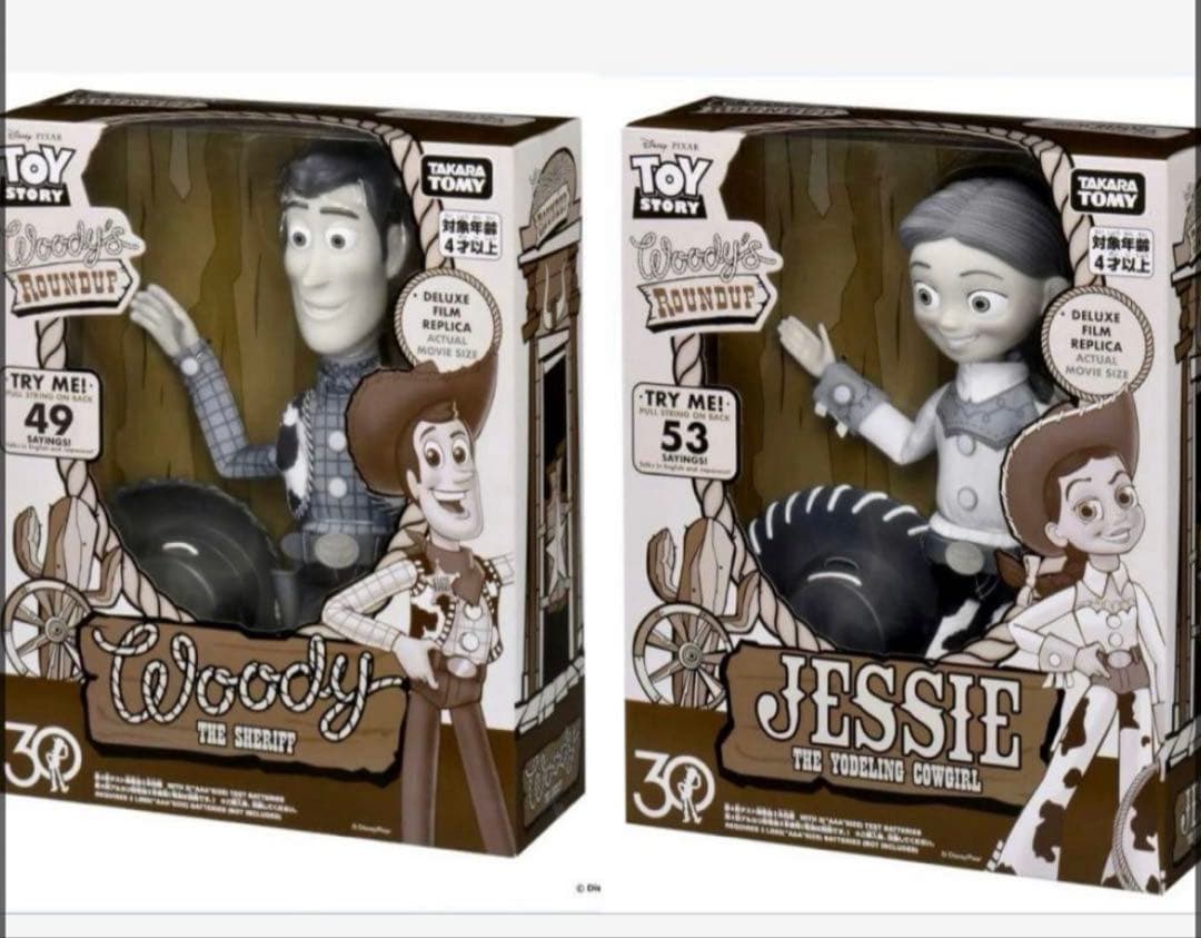 新品未開封　トイ・ストーリー　30周年　ウッディ　ジェシー　ラウンドアップ