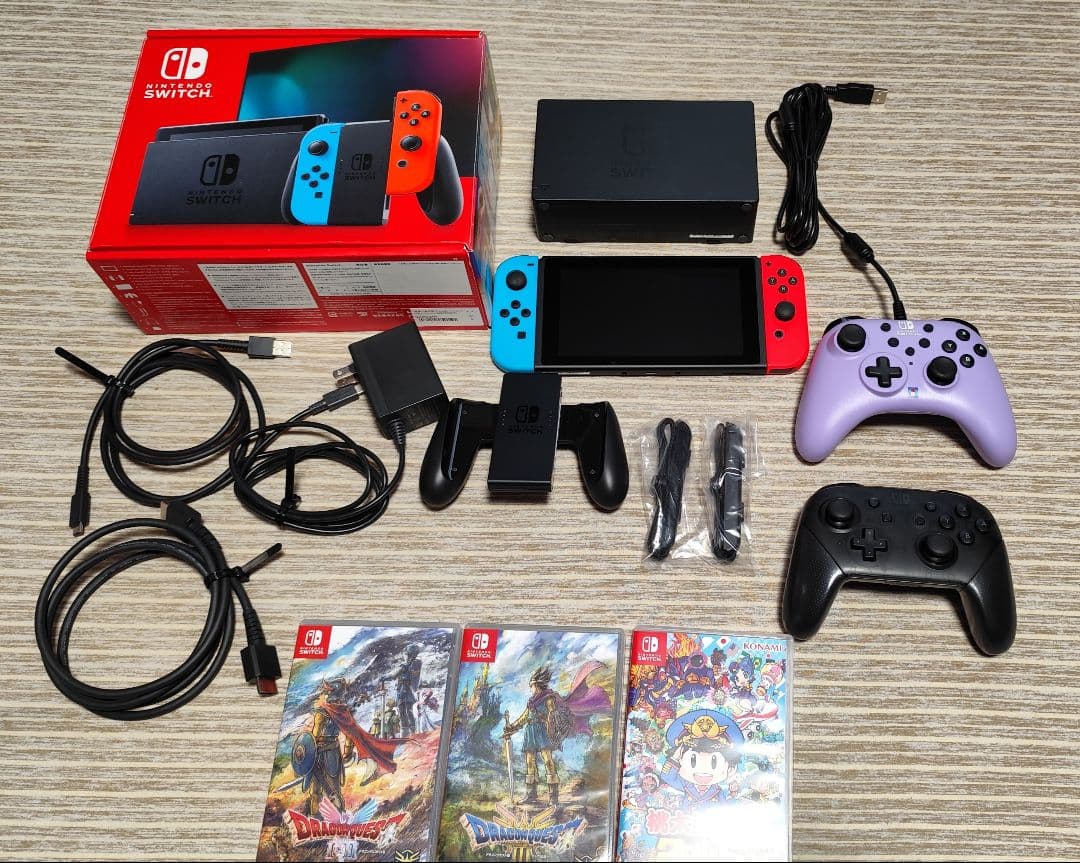Nintendo Switch 本体 ドラクエ1.2.3 その他セット