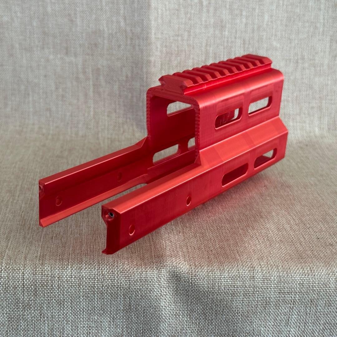 3Dプリンター製 クリスベクター用ハンドガード 光沢レッド