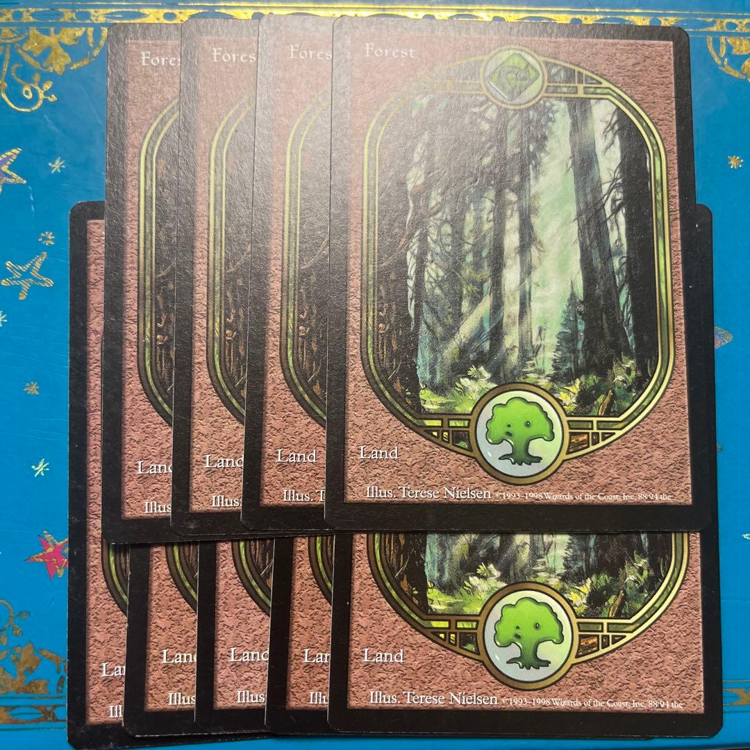 mtg アングルード　森　９枚