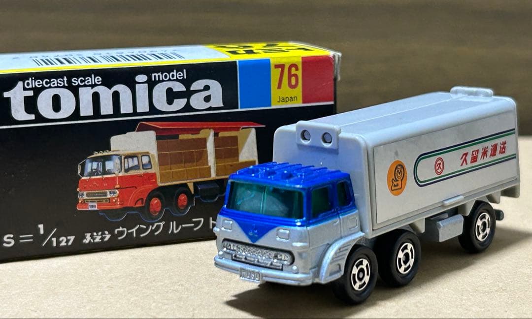 日本製 トミカ ふそう ウイングルーフ トラック 久留米運送