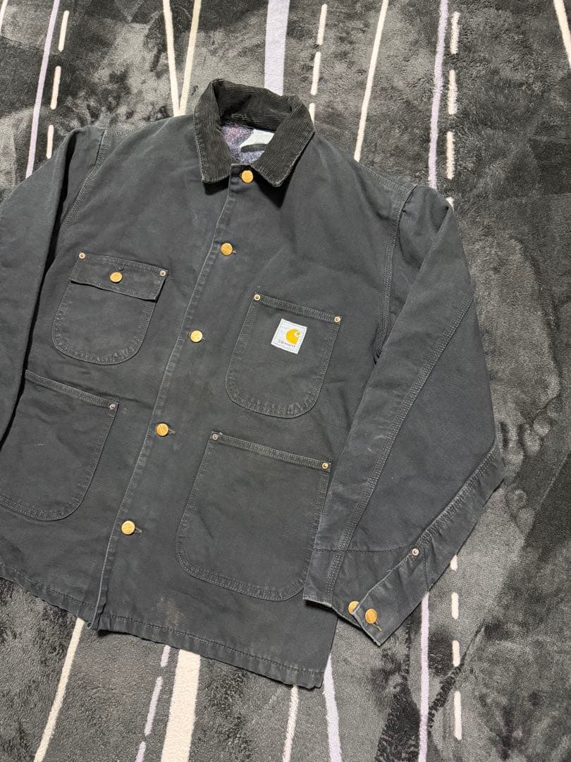 ‼️【黒染め】90s カーハートミシガンチョアコート