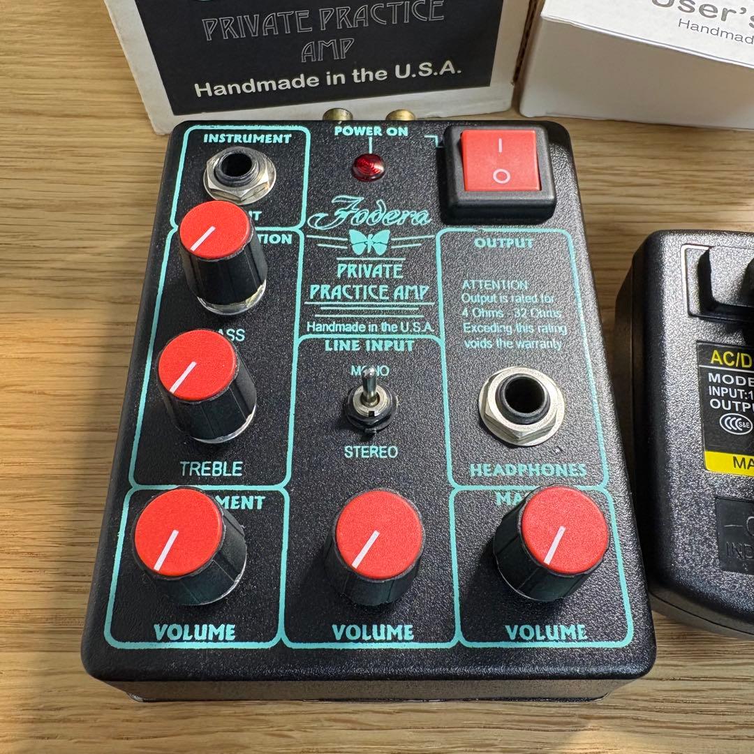 【1/20まで限定価格】 Fodera Private Practice Amp