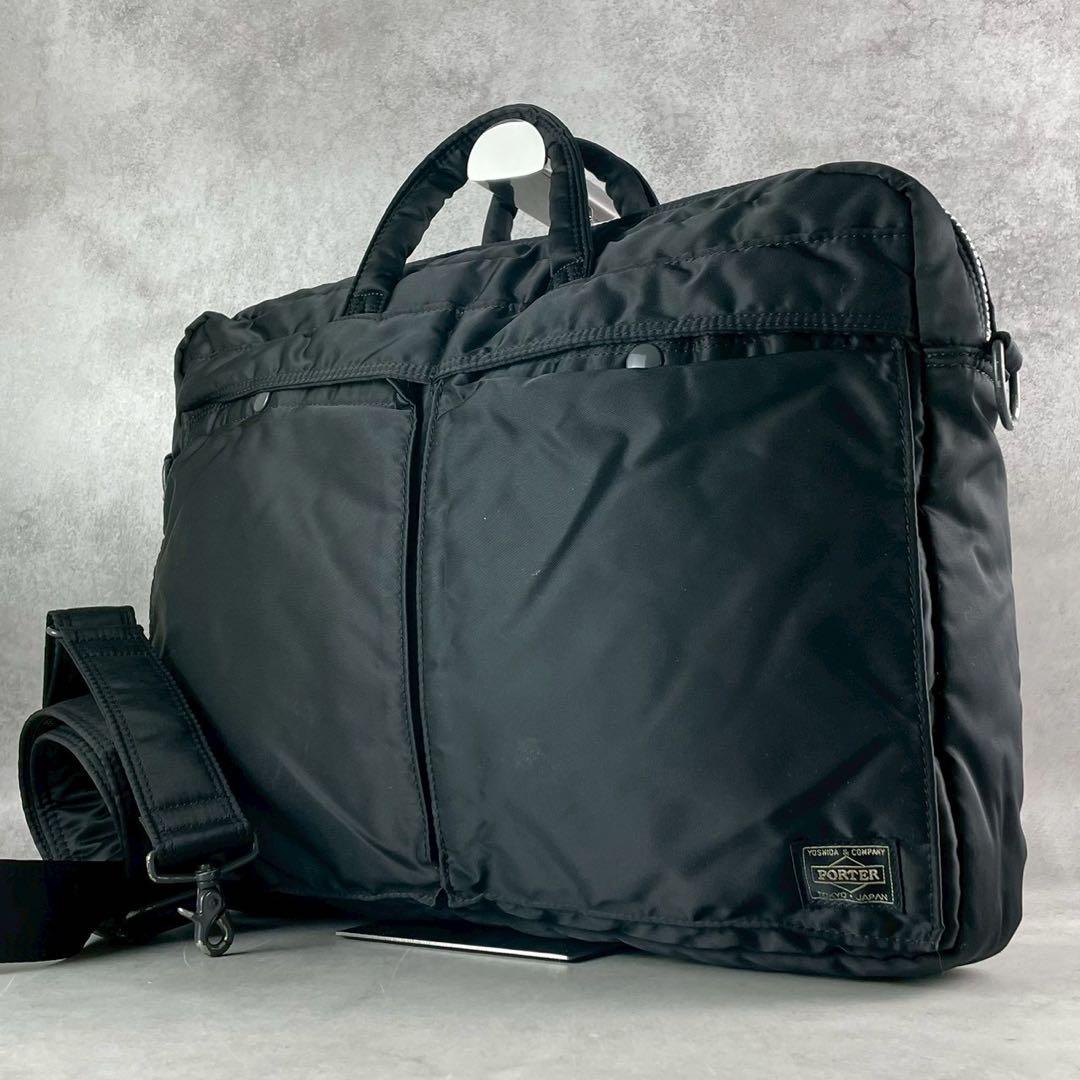 PORTER ビジネスバッグ 2way ブリーフケース タンカー ブラック 黒