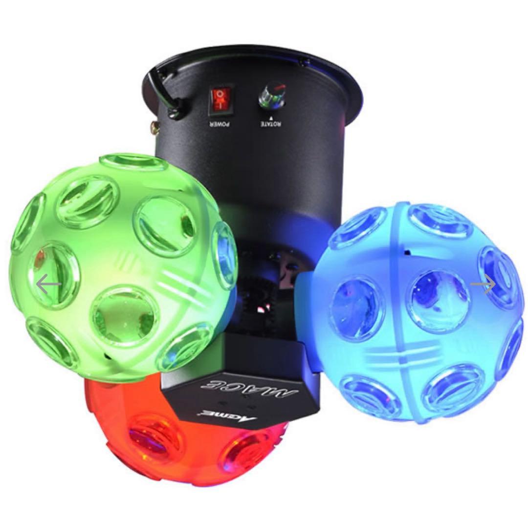 【美品】ACME MACE LED-2573 ディスコボール　ミラーボール