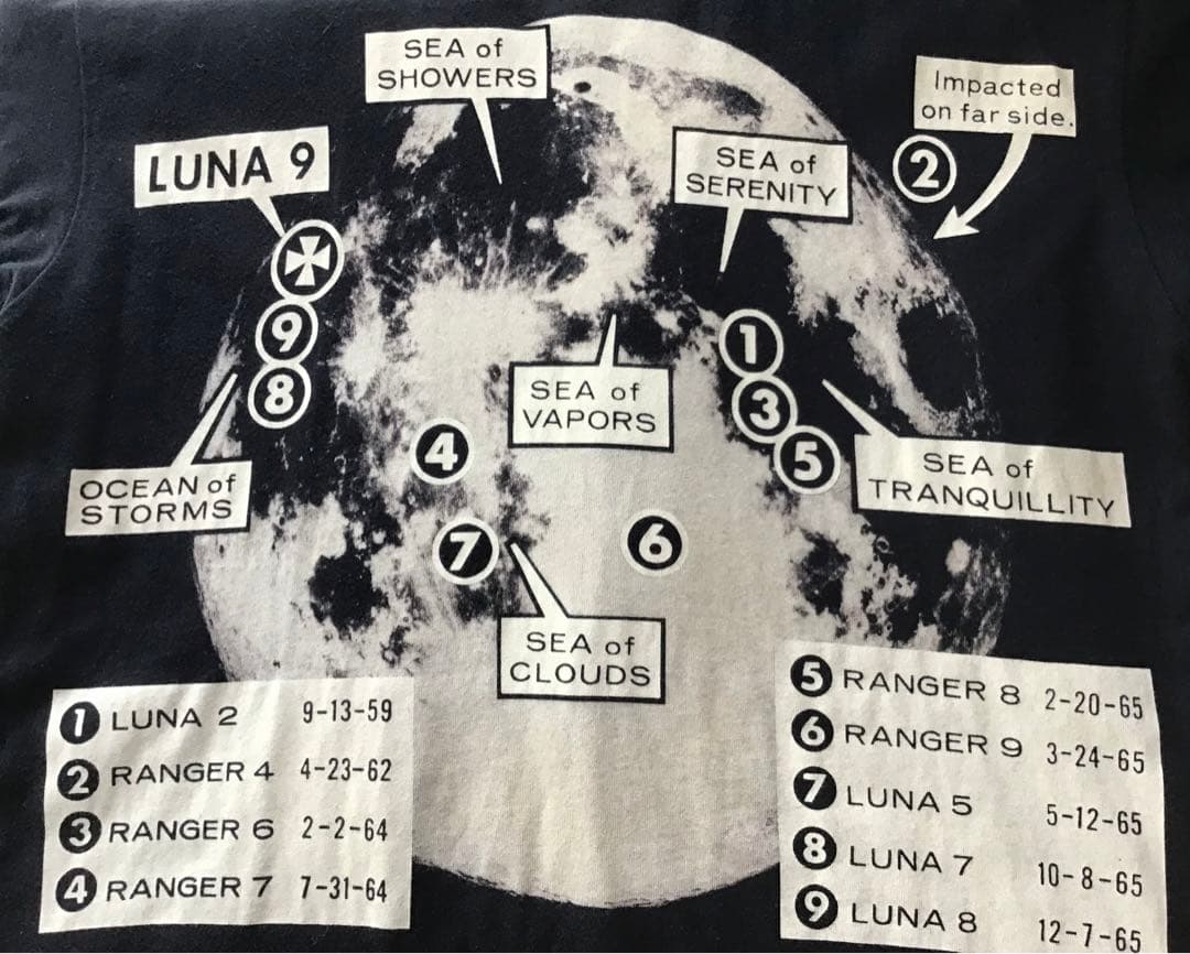 COMME des GARÇONS HOMME 月面探査Tシャツ