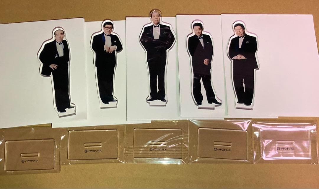 ザ・ドリフターズ アクリルスタンド 5個セット/志村/加藤/いかりや 仲本 高木