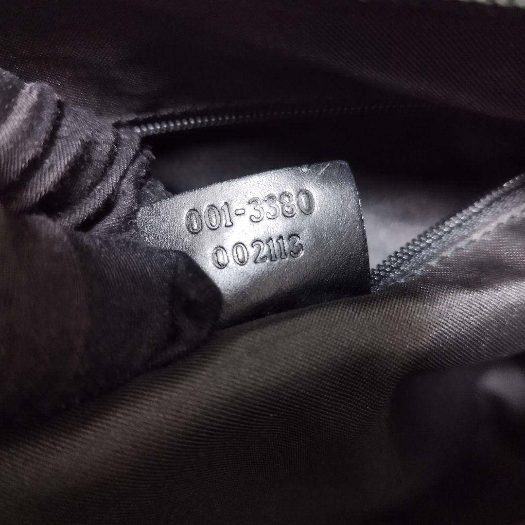 美品☆　グッチ　ワンショルダーバッグ　GG　ナイロン　肩掛け　レザー　ビッグGG