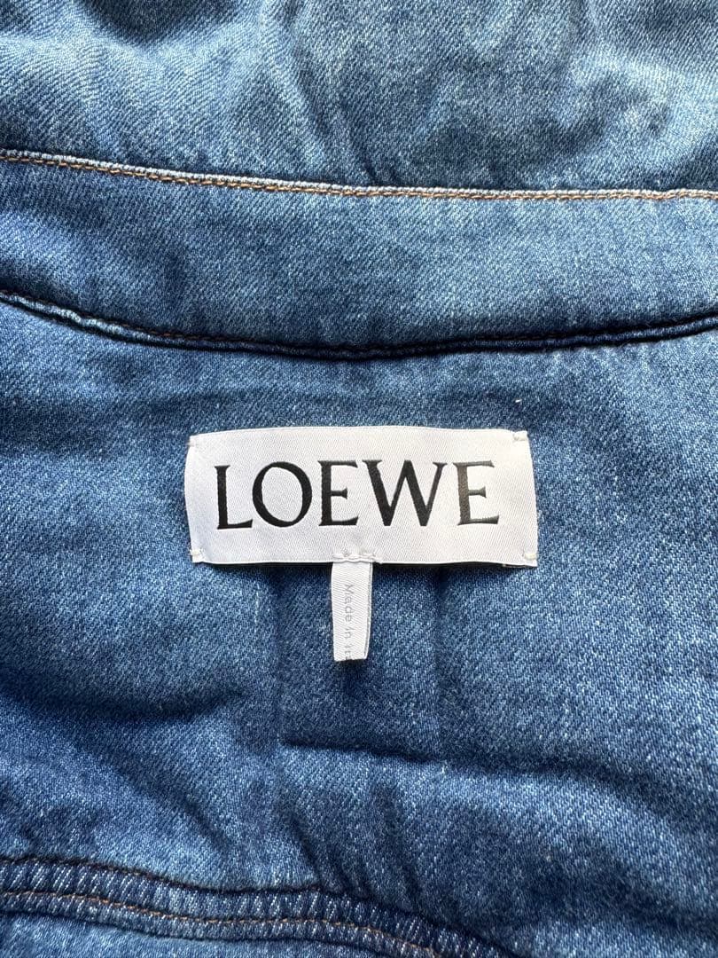 LOEWE PaddedJacket 美品44レア パデッドデニム 連休セール
