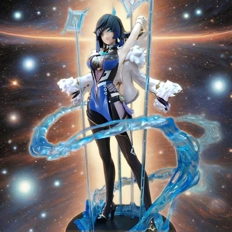 原神』のキャラクター「夜蘭（イェラン）」のフィギュアキャラクター塗装済み