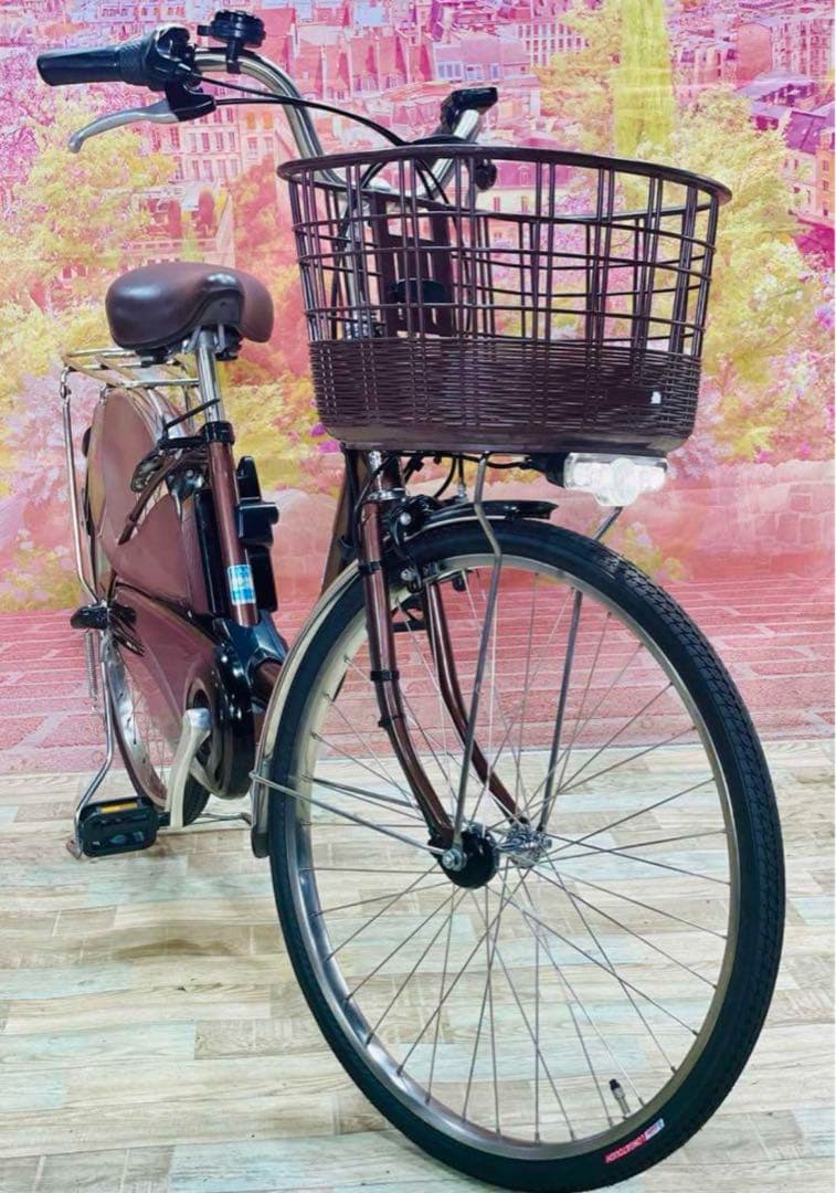 K2443 電動自転車パナソニック ママチャリ 24インチ 送料無料