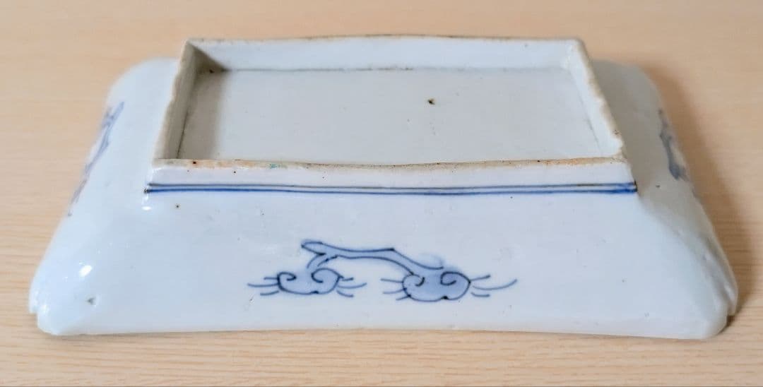 江戸中期 色絵古伊万里 金襴手 花蝶 青花 染付 金彩