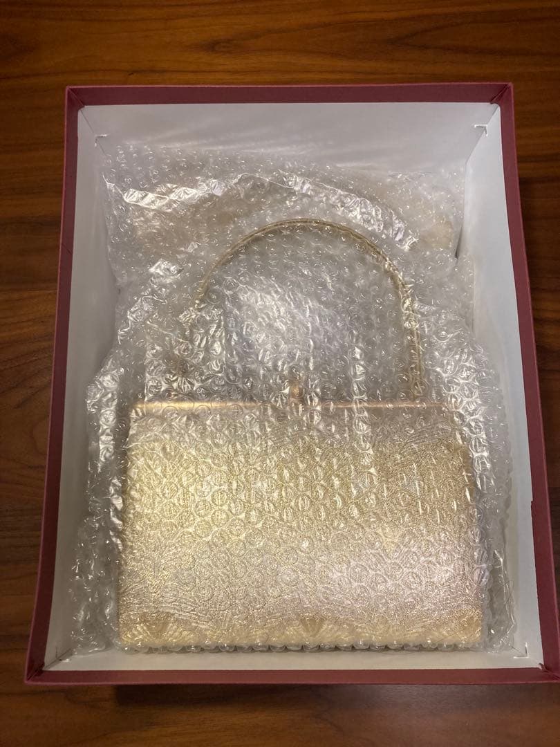 【極美品】和装バッグ 草履 セット 礼装　フォーマル ゴールド
