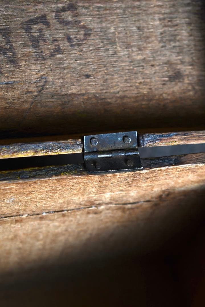 フランス　アンティーク　木箱　vintage ブロカント　1880年　襤褸