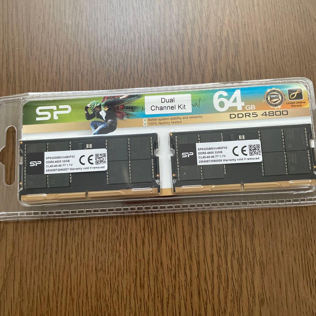 SP 64GB DDR5 4800 32×2 値下げ不可です。