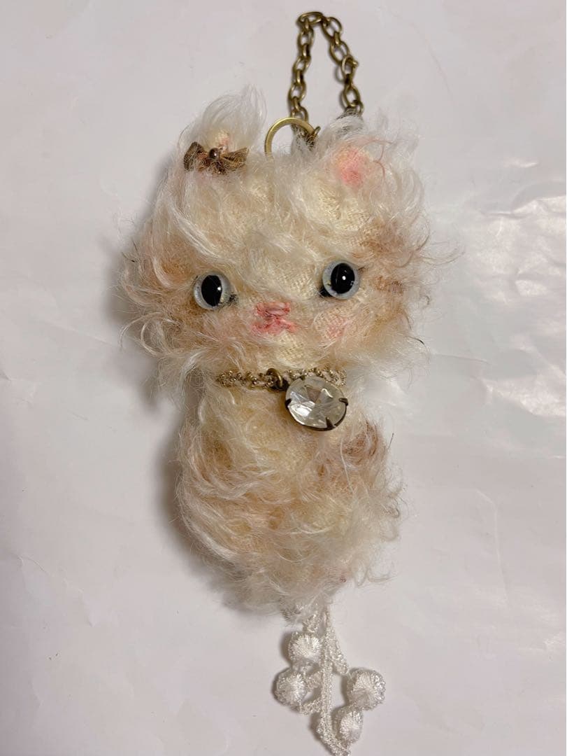 Sugar shop eriko作家 ぬいぐるみ テディベア ハンドメンド ねこ