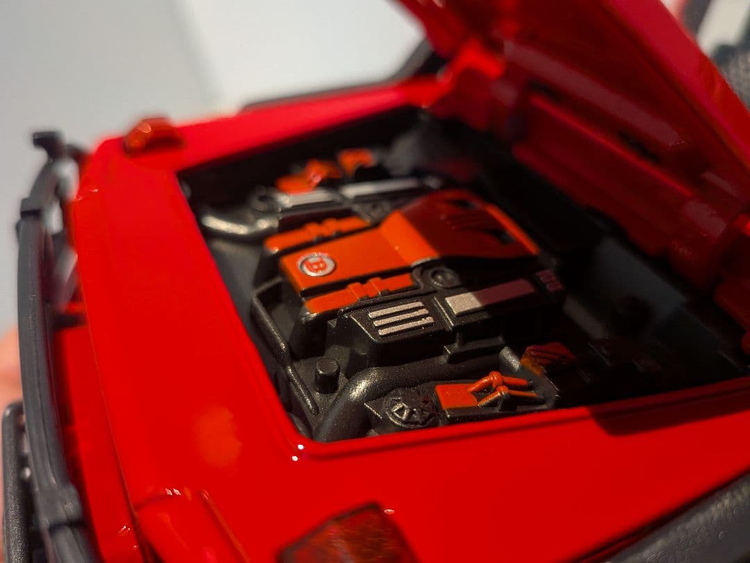 コカ・コーラ仕様！ベンツ Gクラス 1/24 ミニカー ゲレンデ 赤 点灯 音