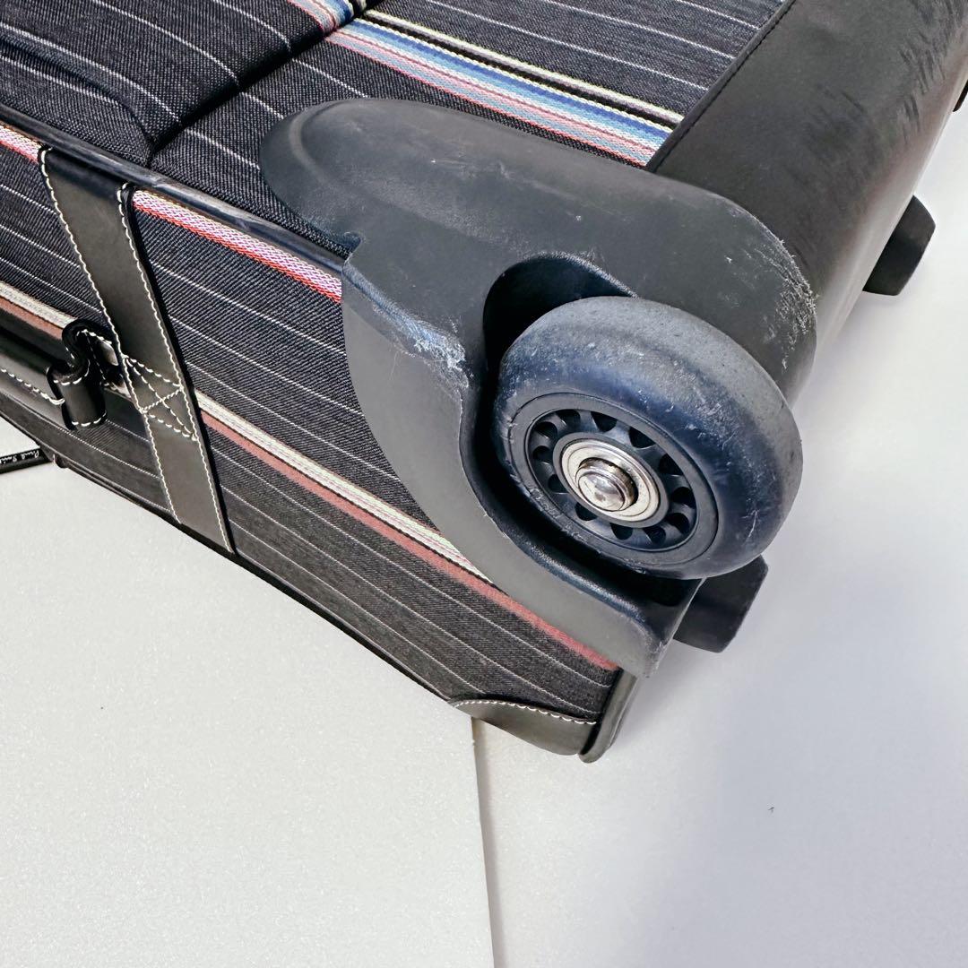 【美品】ポールスミス　マルチストライプデザイン キャリーケース　機内持ち込み