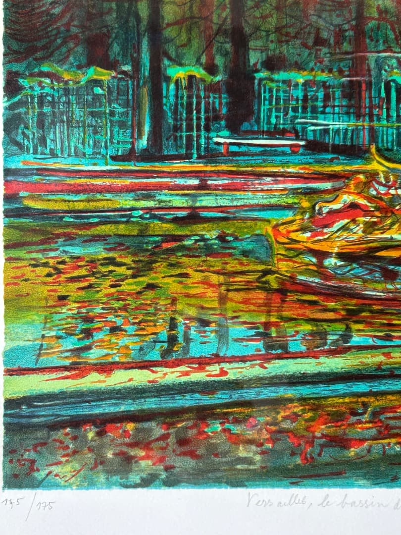 ジャン・カルズー『セレスの泉』(リトグラフ)