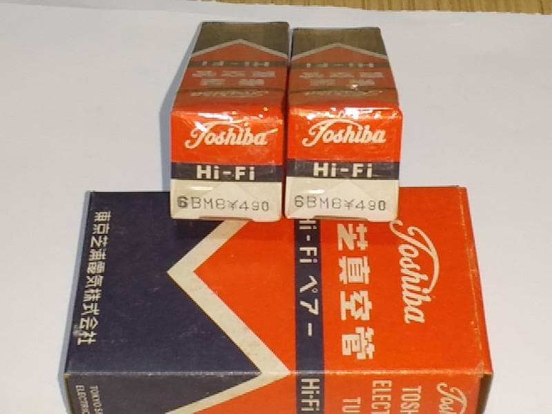 真空管 6BM8ペア