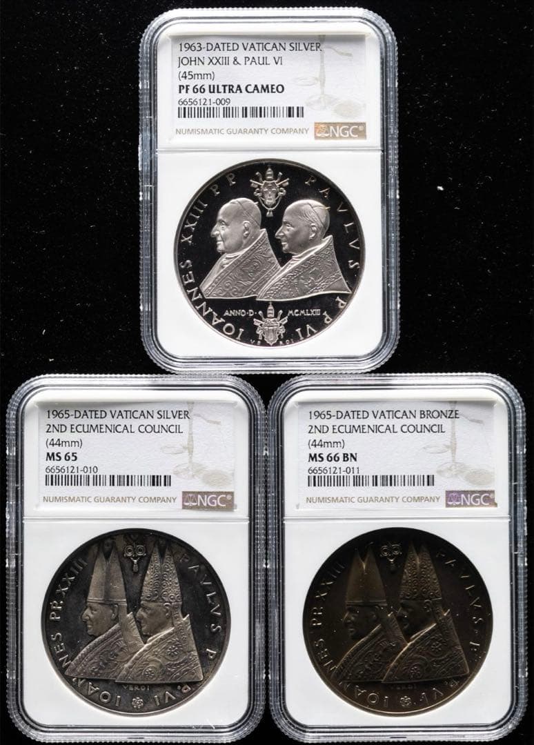 値下げしました！1963年 銀貨 & 1965年 銅貨 セット