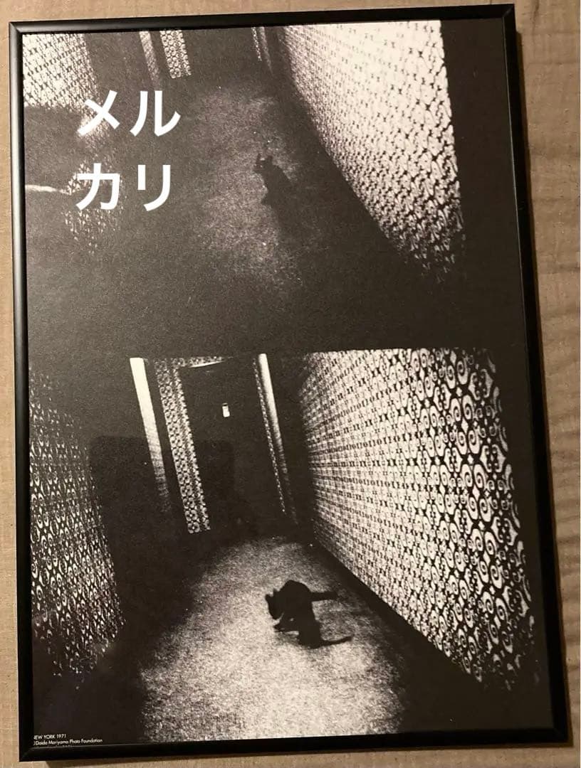 森山大道　A3ポスター 黒猫