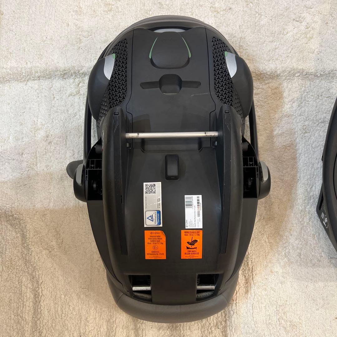 ア*ル様 グレー ベビーシート　ベースセット cybex gold BASEG