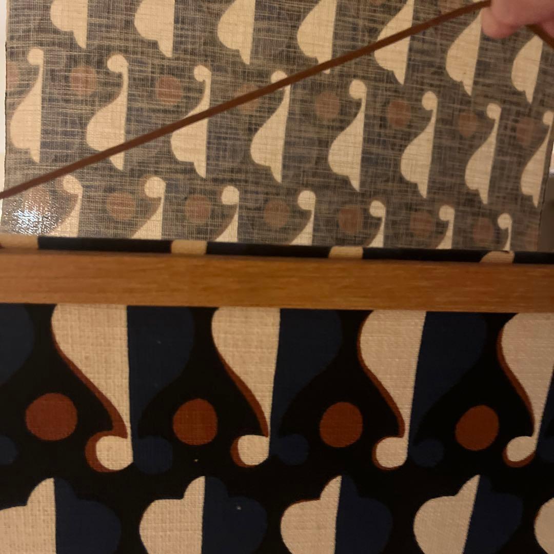 柚木沙弥郎 小巾布 スペード 民藝 型染め のれん フォークアート IDEE