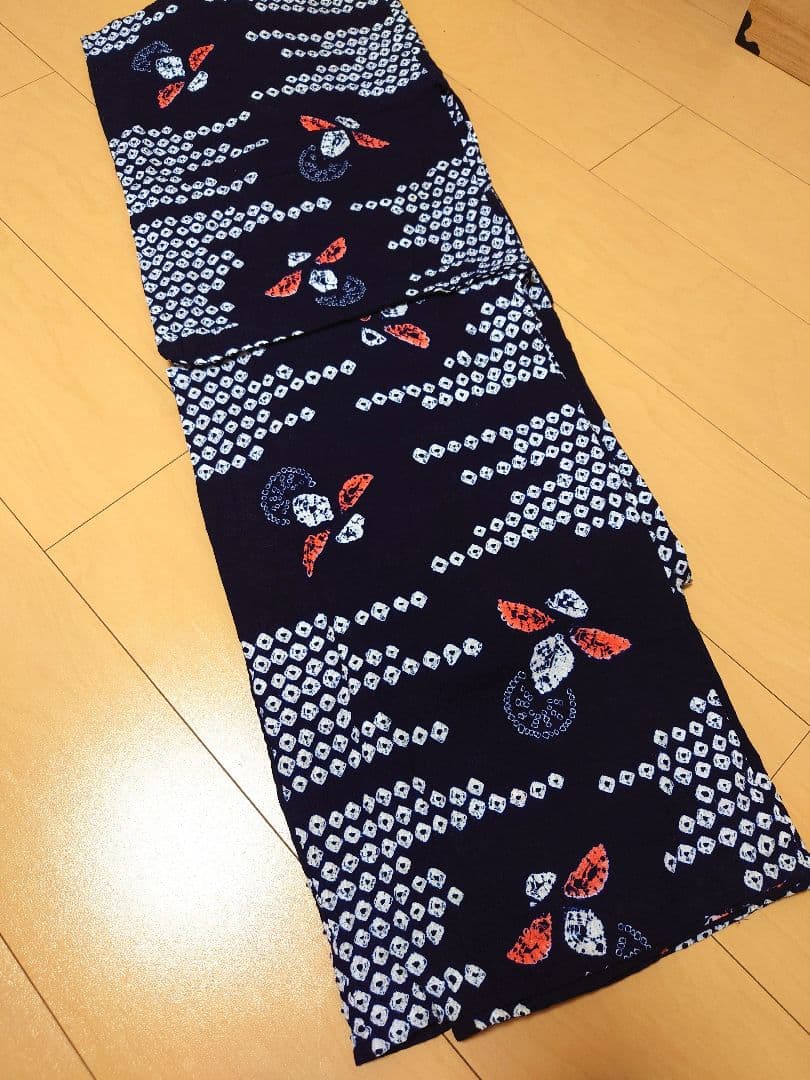 有松鳴海絞り　浴衣　♥美品♥