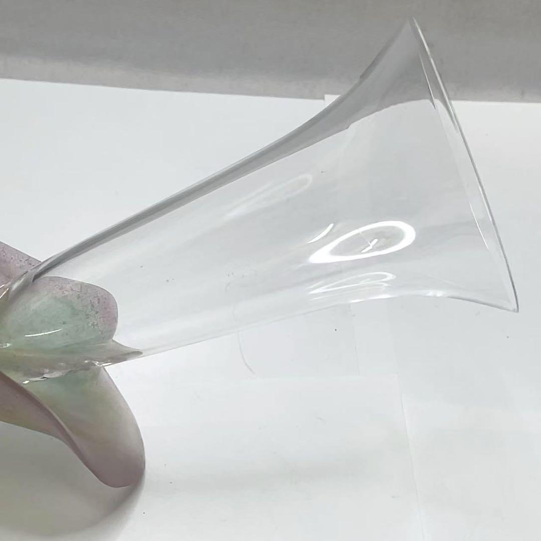 Daum France ドームフランス クリスタル ガラス　フラワー 花瓶