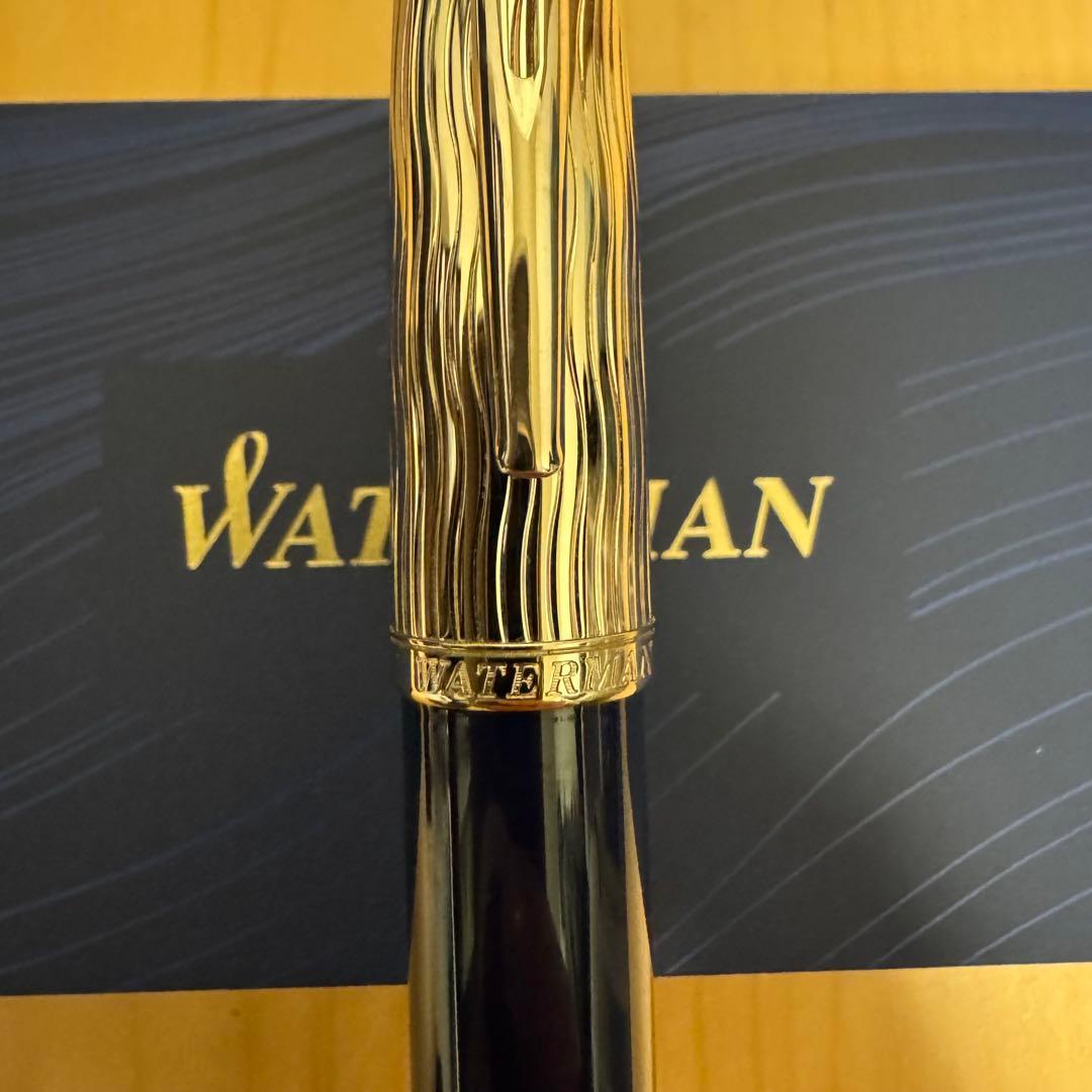 ウォーターマン カレン　波模様　デラックス スペシャルエディション 万年筆　F
