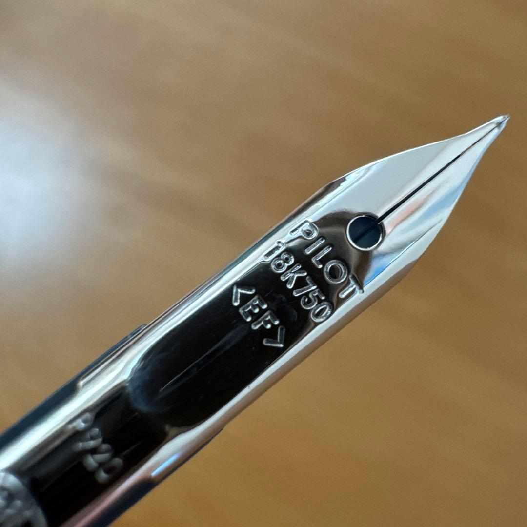 廃盤 PILOT パイロット Capless キャップレス 万年筆 木軸 EF