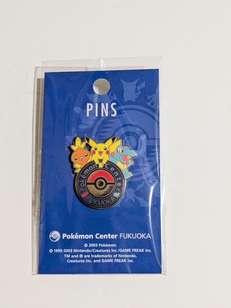 ポケモンセンター福岡 2003年 ピンバッジ