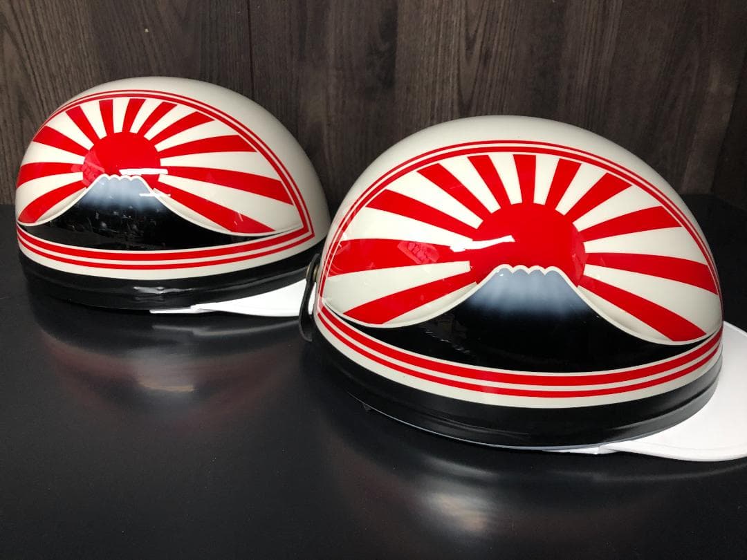 2個セット!送料込！カスタムコルク半　富士日章　　白赤