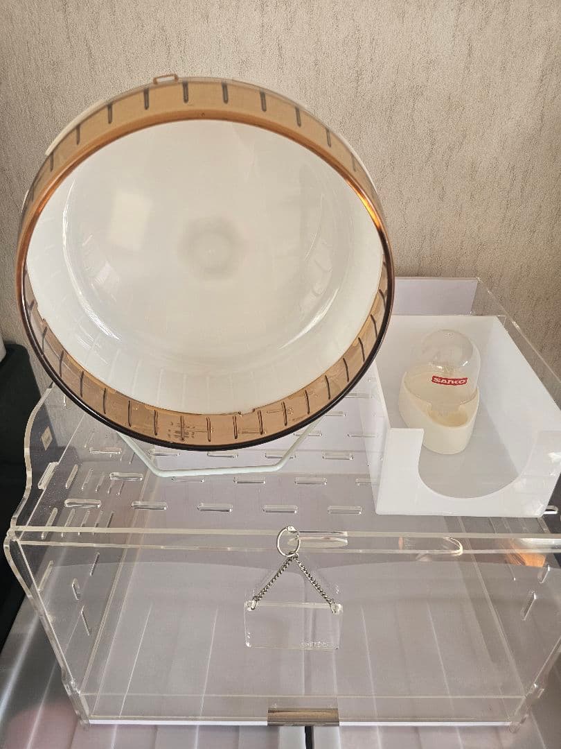 GEX アクリルケージ 回し車・給水器付き アクリルルーム510low