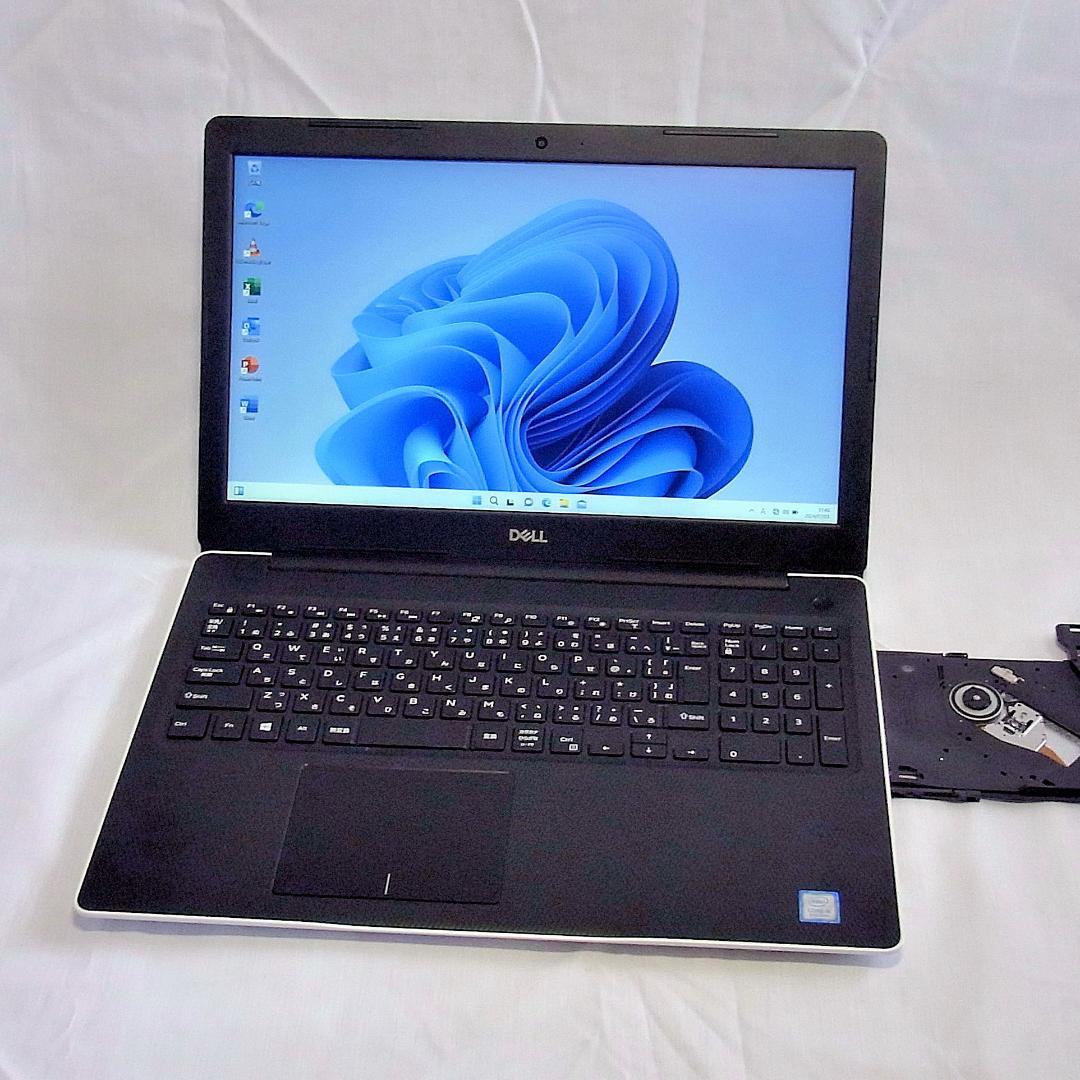 【メモリ価格が4～5倍に高騰！】デルノートパソコン／15型／第8世代／SSD