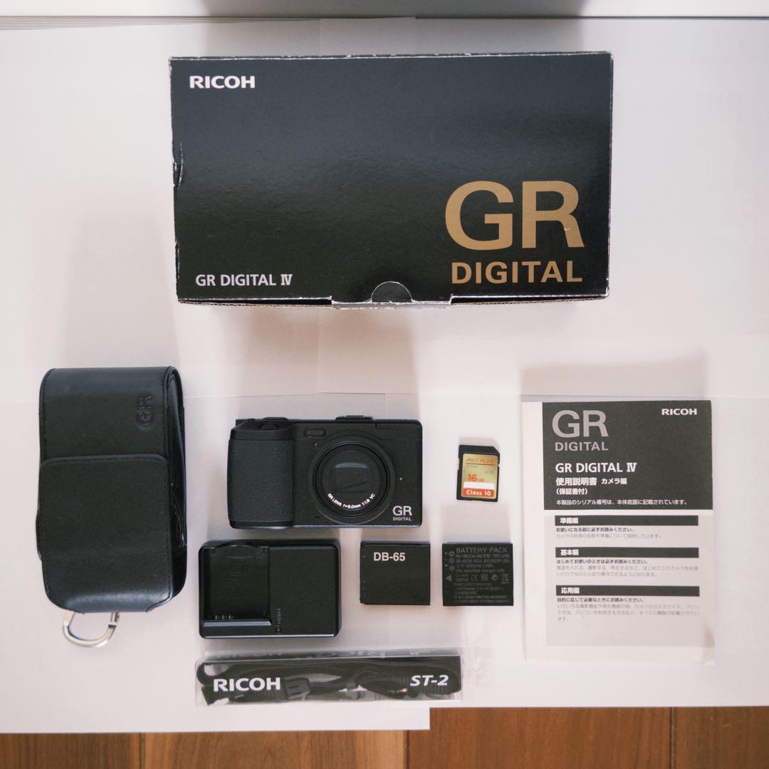 ち*る様 【美品】 RICOH GR DIGITAL IV
