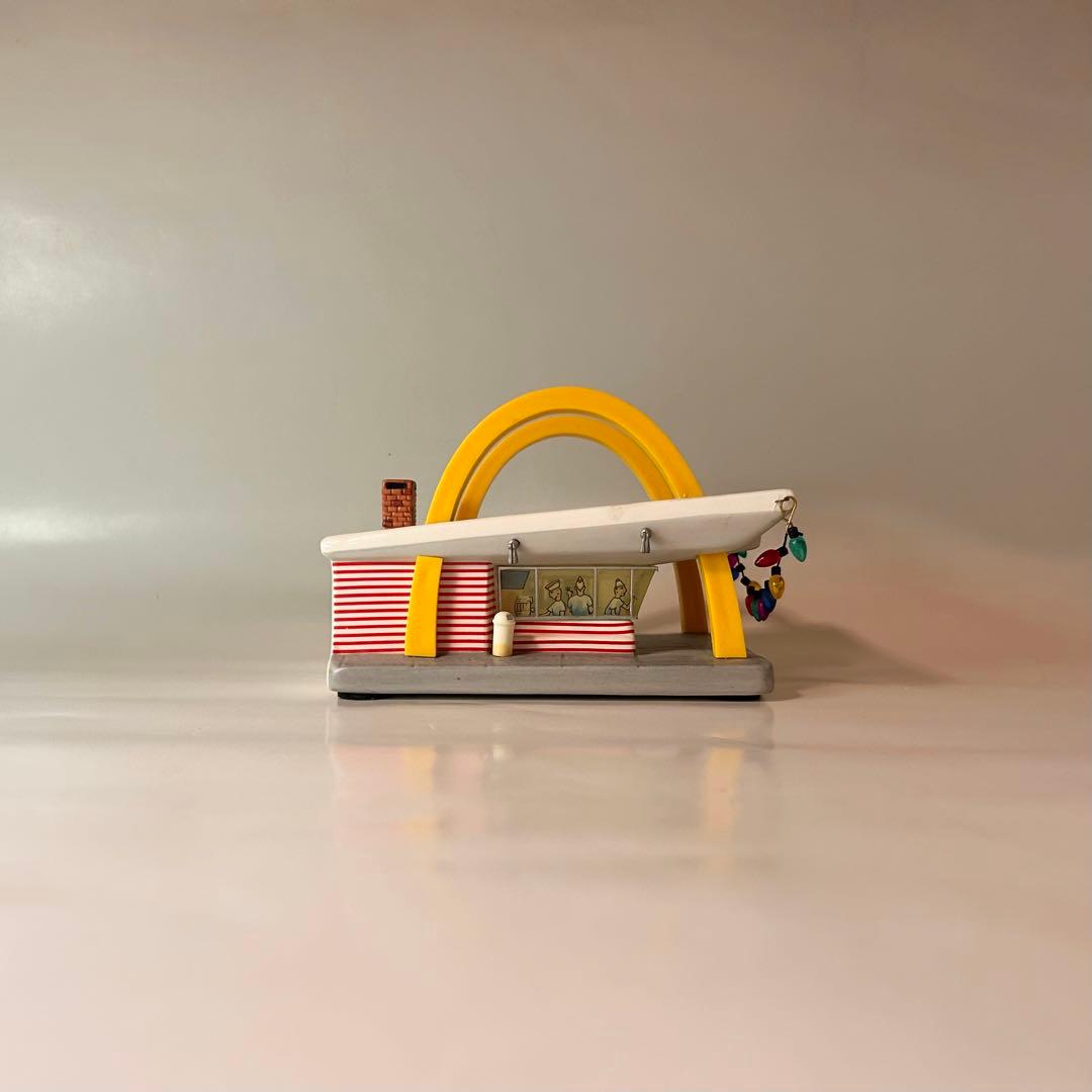 マクドナルド ミニチュア ジオラマ ライト アメリカンダイナー 1996年