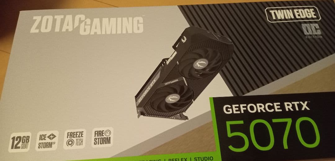 ZOTAC RTX 5070 訳あり