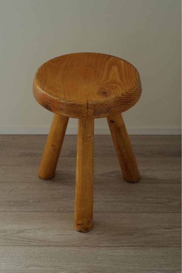 シャルロットペリアン　レザルクスツール　1960s