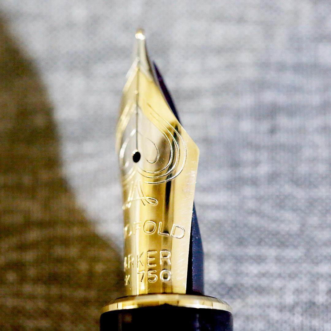 【美品 送料込み】パーカー 万年筆 デュオフォールド センテニアル ブラック