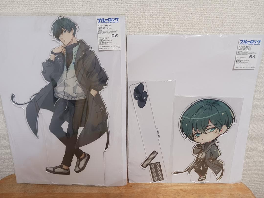 ブルーロック 糸師凛 UGCコラボ アパレル BIGアクリルスタンド Wセット