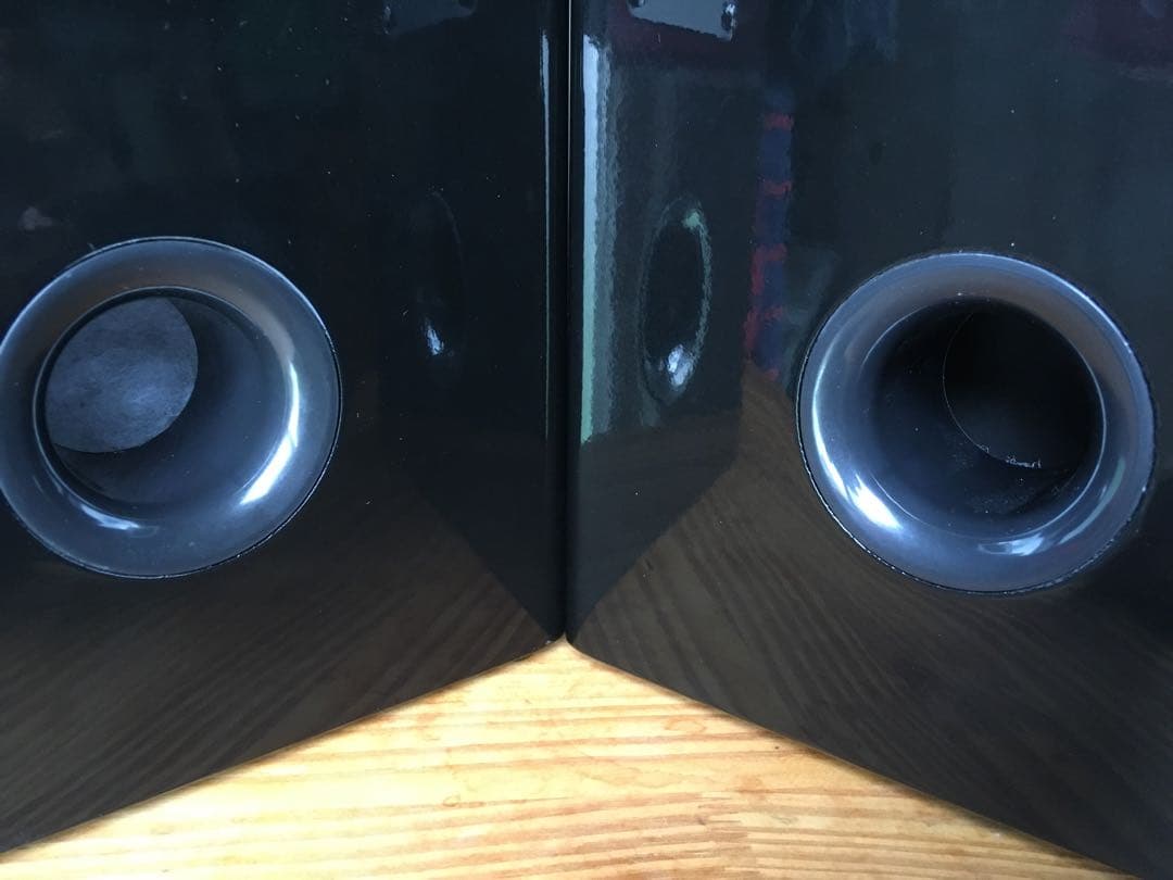 [お勧め] 端子に難 小型 不明 スピーカー ペア