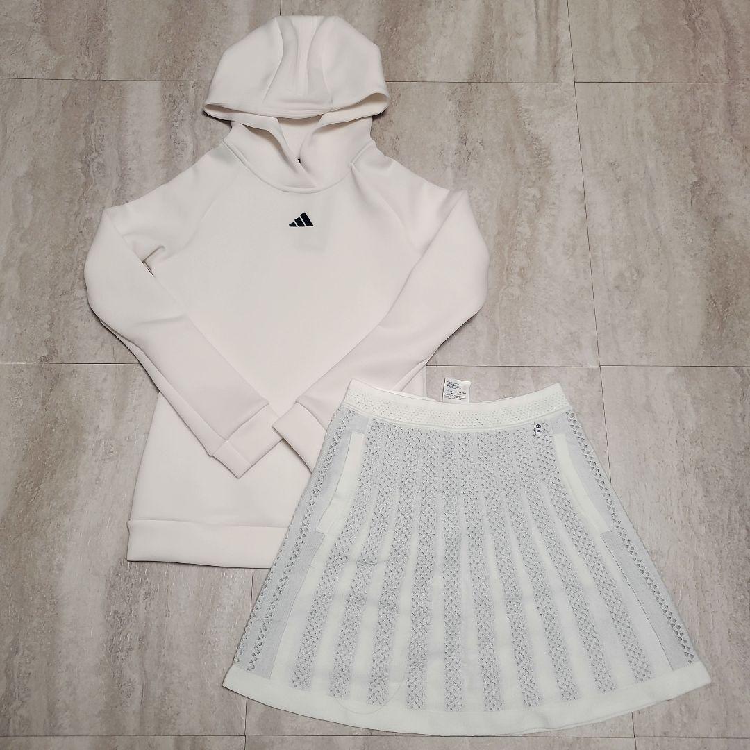 adidas アディダスゴルフ ダンボールニットフーディー スカート